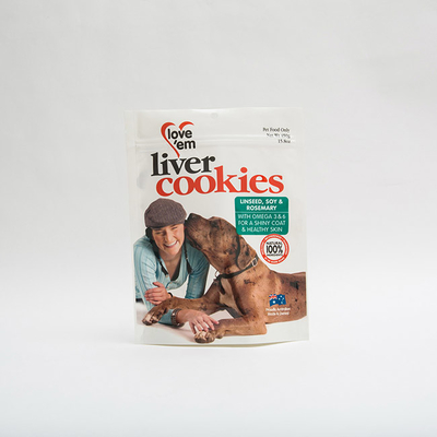 150g 70mm Stand Up Pouches Custom Packaging Small Dog Treat Packaging Bags