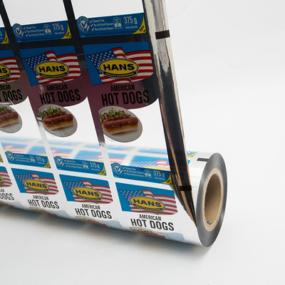 Metallized PP Evoh PP Heat Seal Lidding Film Easy Peelable With Clear Window