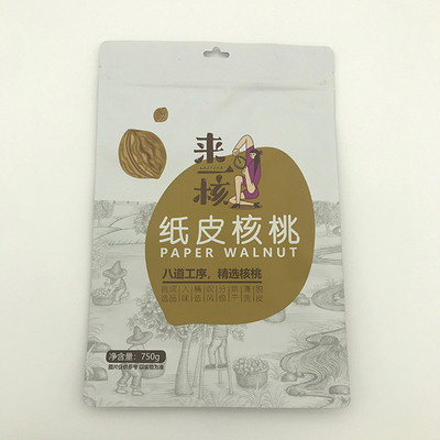Gravnre Printing Flat Bottom Bags 500g 1000g Side Gusset Pouch With Zipper
