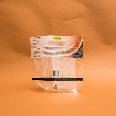 80mm PA Dry Fruit And Vegetable Packaging  Bags OPP CPP With Zipper