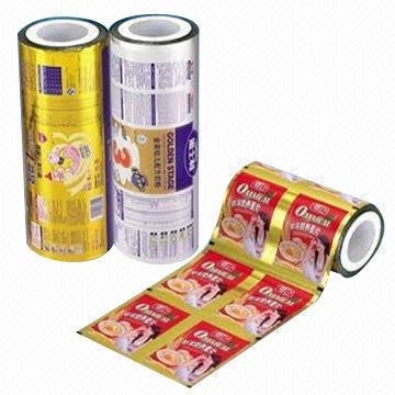 Laminated Food Grade Plastic Packaging Film Gravure Printing PE PET
