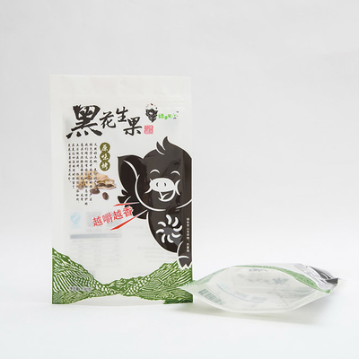 180g Roasted Peanut Stand Up Pouch Fruit Custom Plastic Food Bags 102 Microns