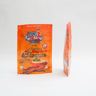 16OZ 105 Micron Plastic Packaging Bags Stand Up Pouches For Food Packaging