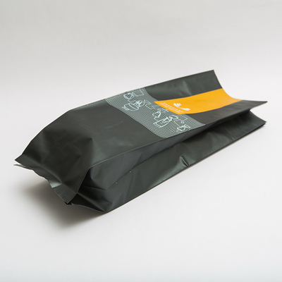 102 Mic Coffee Packaging Bags With Air Valve 500g Custom Packaging Stand Up Pouches