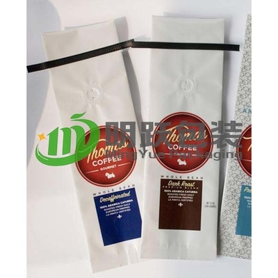 250g 500g Coffee Packaging Bags AL7 1000g Quad Seal Coffee Bags