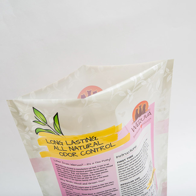 6.7lb Cat Stand Up Pouch Without Zipper No Hang Hole Resealable Dog Treat Bags